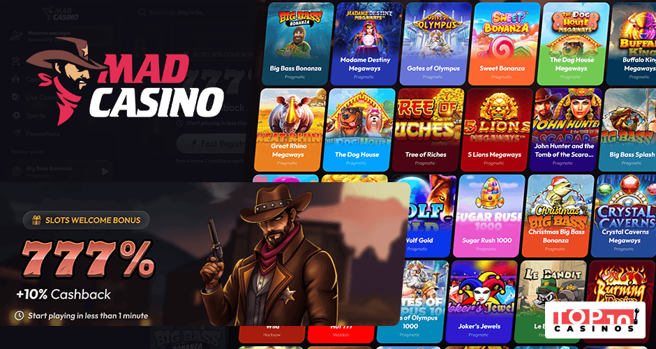Bonus de Mad Casino