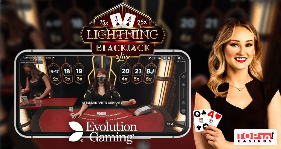 Lightning Blackjack - Evolution