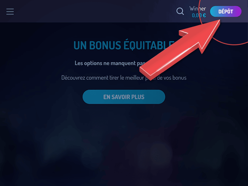 Appuyez sur « Déposer »