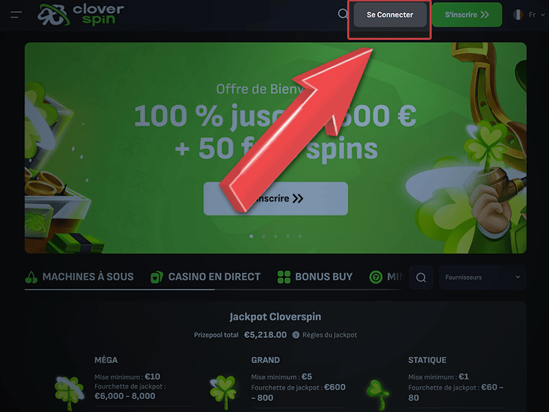 Cliquez sur ''Authorization'' ou ''Se Connecter''