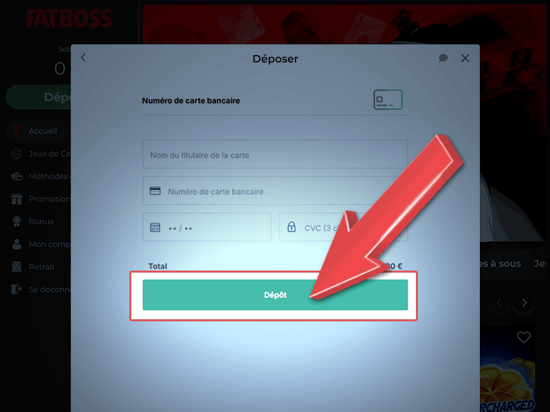Approuvez le dépôt