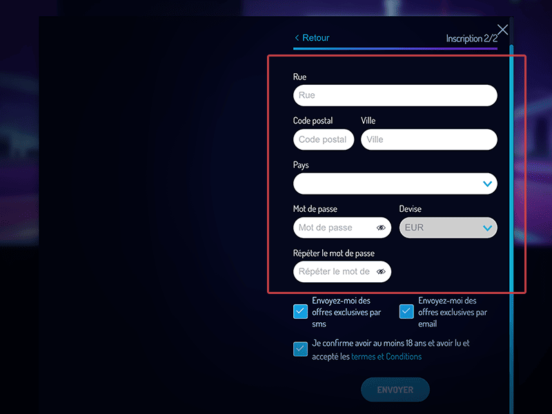 Validez le compte