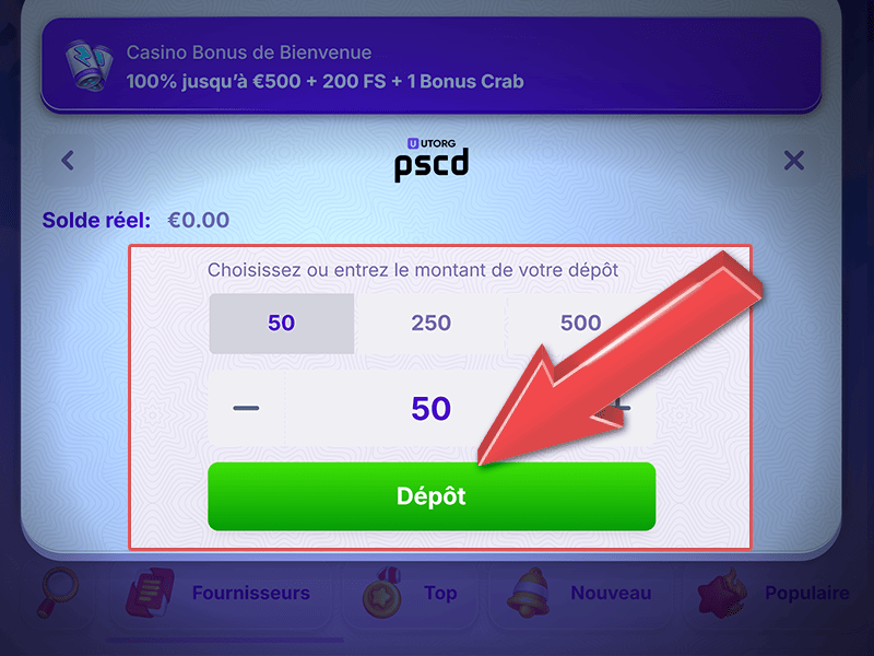 Entrez le code PIN