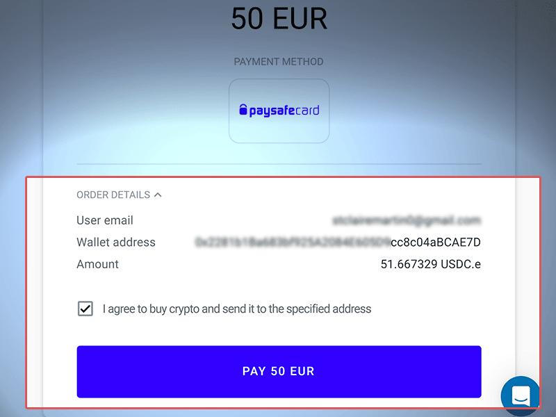 Validez la transaction