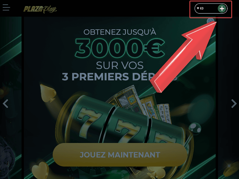 Accédez à la page « Retrait »