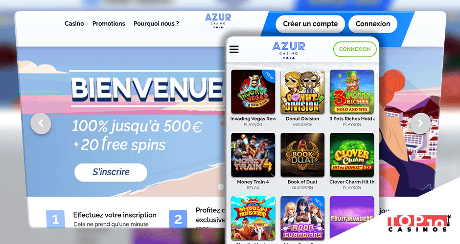 Azur Casino mobile