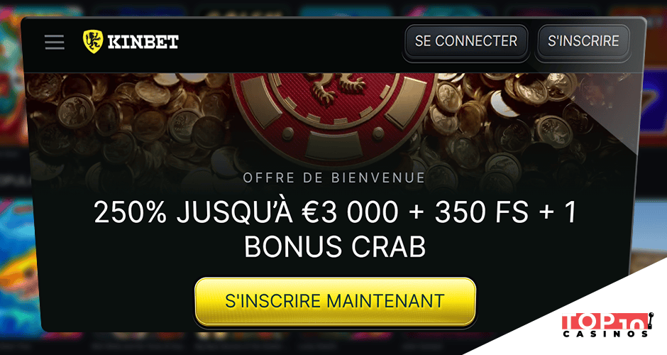 Kinbet Bonus de 3000 € + 350 free spins