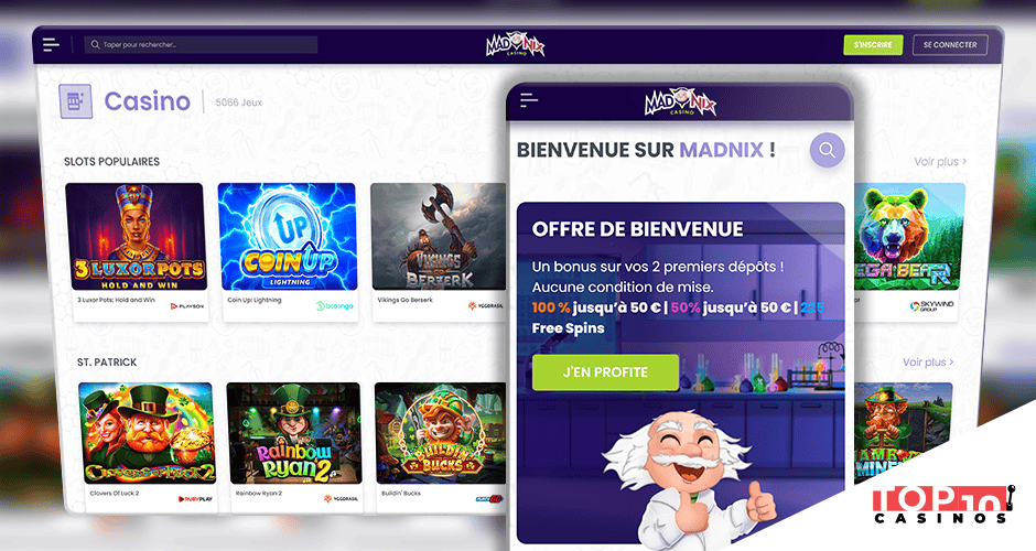 Madnix Casino mobile