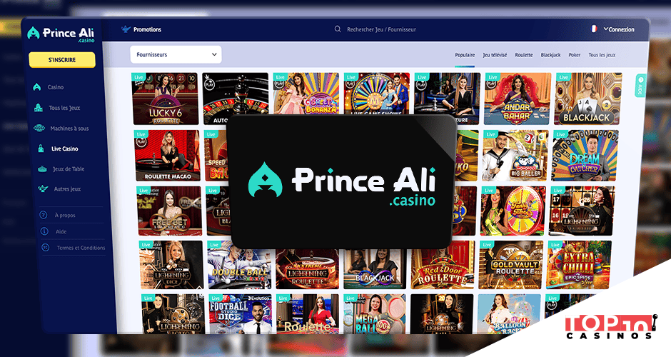 prince ali casino live