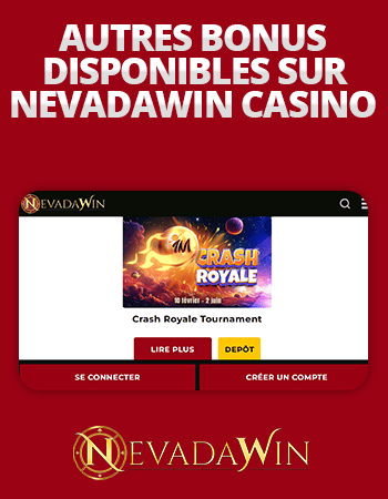 autres bonus sur nevadawin casino