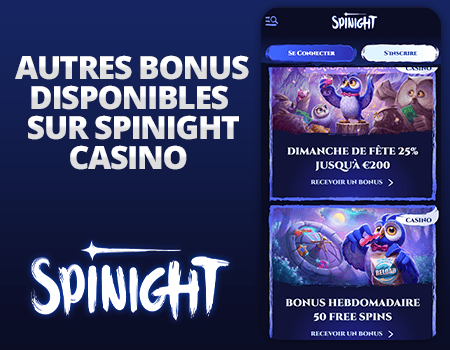 autres promotions et tournois sur spinight casino