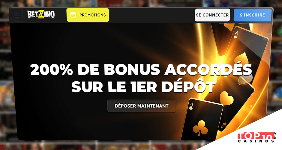 betzino bonus 200 pourcent