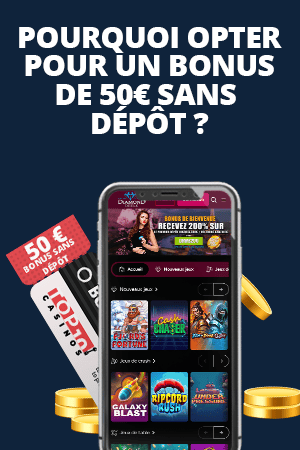 bonus sans dépôt 50 euros