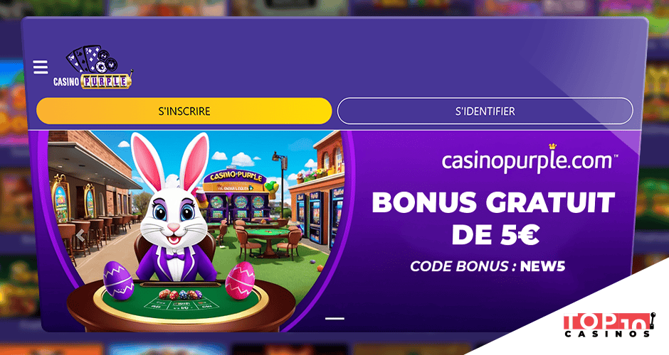 casino purple bonus sans depot 5 euros