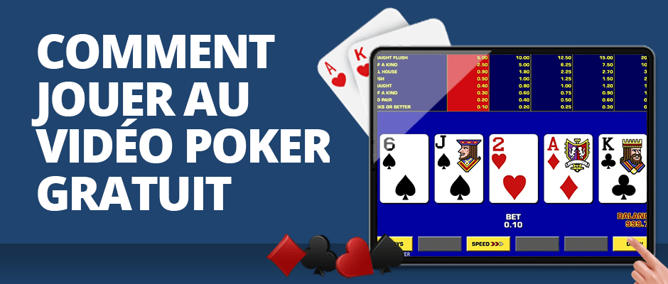comment jouer au video poker gratuit