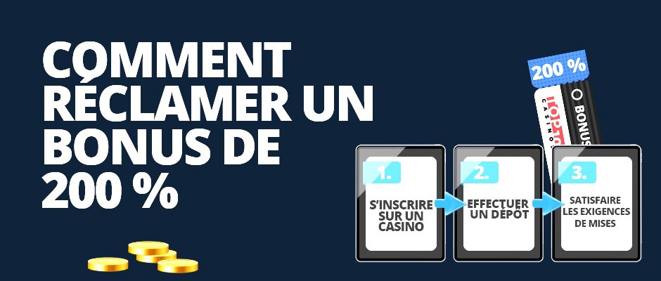 comment obtenir un bonus de 200 %