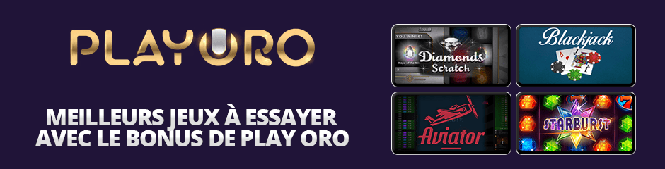 jeux de différentes catégories playoro casino