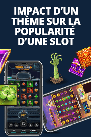 impact d'un thème sur la popularité d'une slot