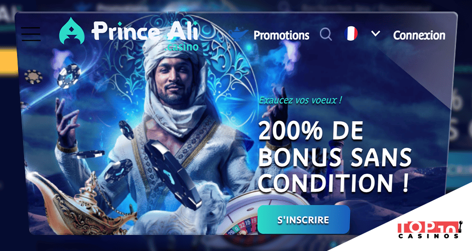 prince ali casino bonus bienvenue