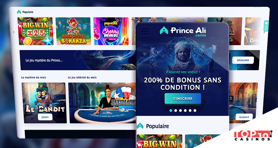 prince ali bonus sans wager