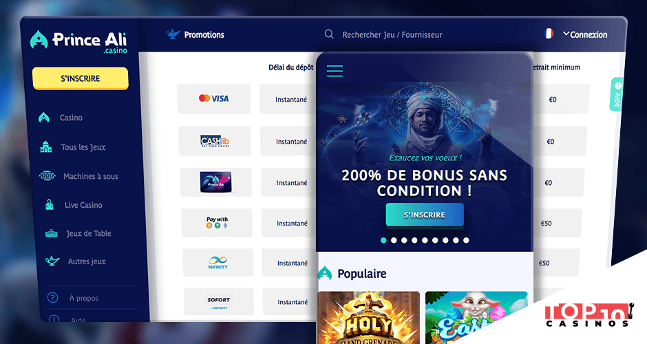 prince ali casino retrait rapide