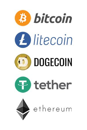 cryptomonnaies les plus populaires utilisées sur les casinos sans KYC