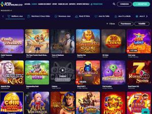 Spin Platinum Casino games
