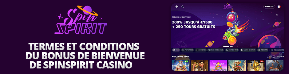 termes et conditions du bonus de spinspirit casino