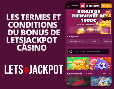 termes et conditions du bonus de letsjackpot casino