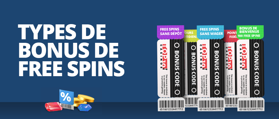 types de bonus de free spins