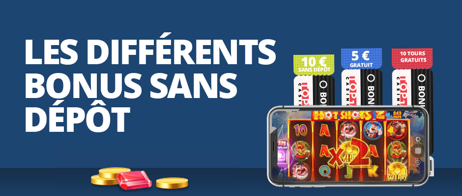 différents types de bonus sans dépôt