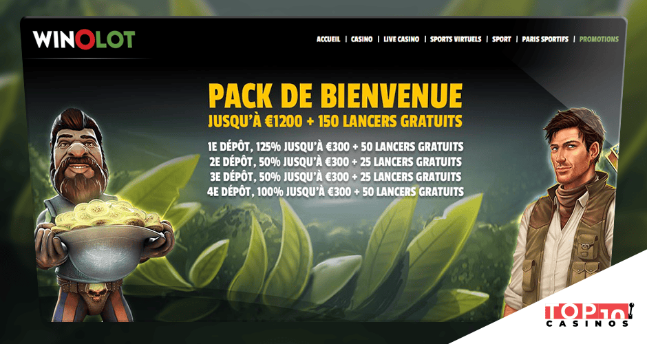 winolot 50 tours gratuits