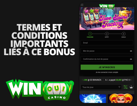 termes et conditions bonus winoui casino