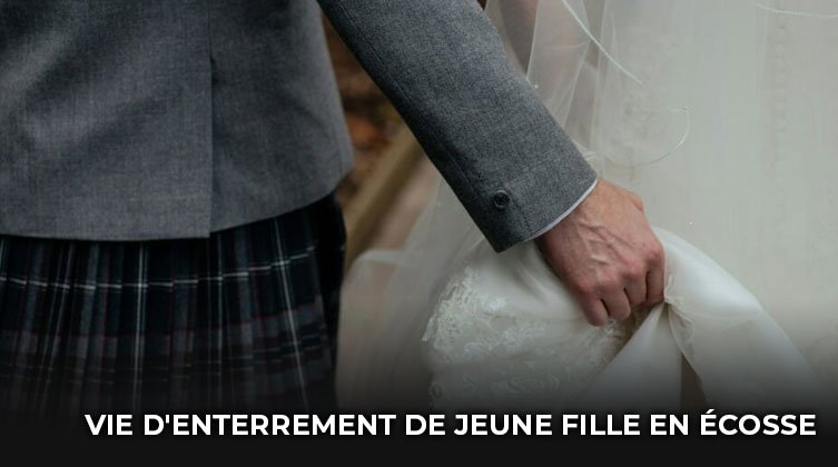 La Drôle De Vie D'enterrement De Jeune Fille En Écosse