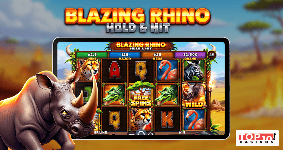 Blazing Rhino: Hold & Hit - Spinomenal