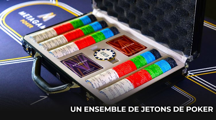 Un Ensemble De Jetons De Poker De Qualité Professionnelle