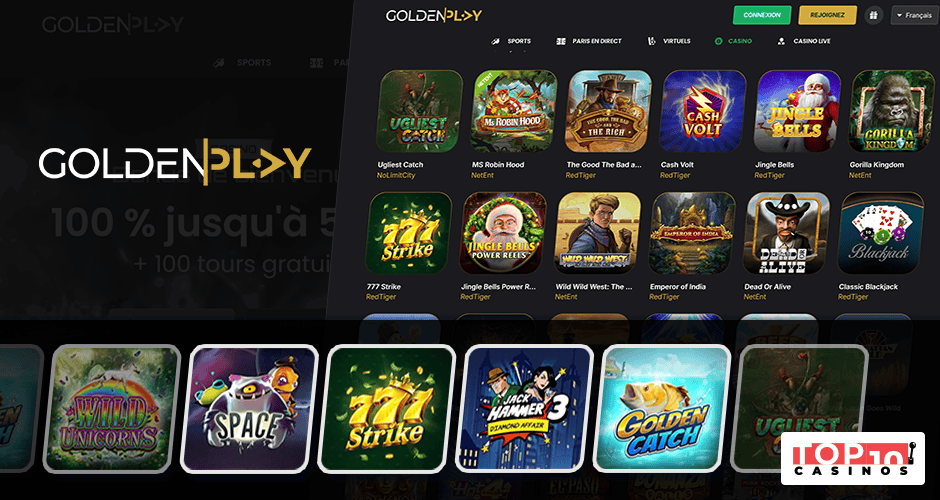 Jeux du casino Golden Play