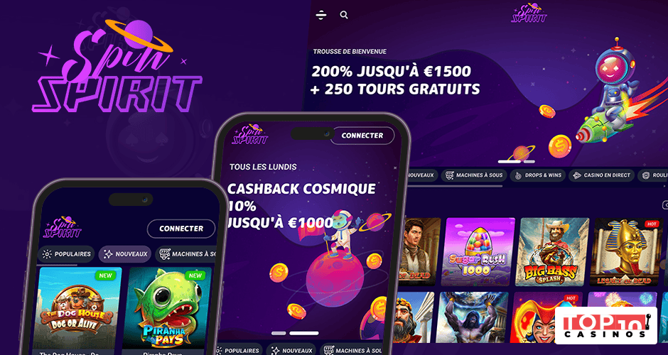 Critique de l'application mobile de SpinSpirit Casino