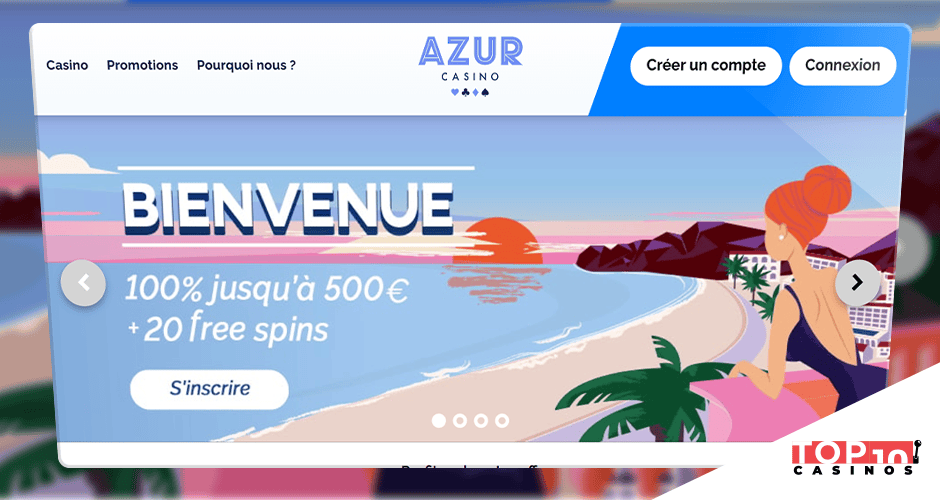 Winoui Casino bonus de 500 € + 20 tours gratuits