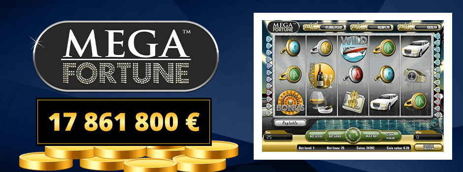 17 861 800€ sur Mega Fortune