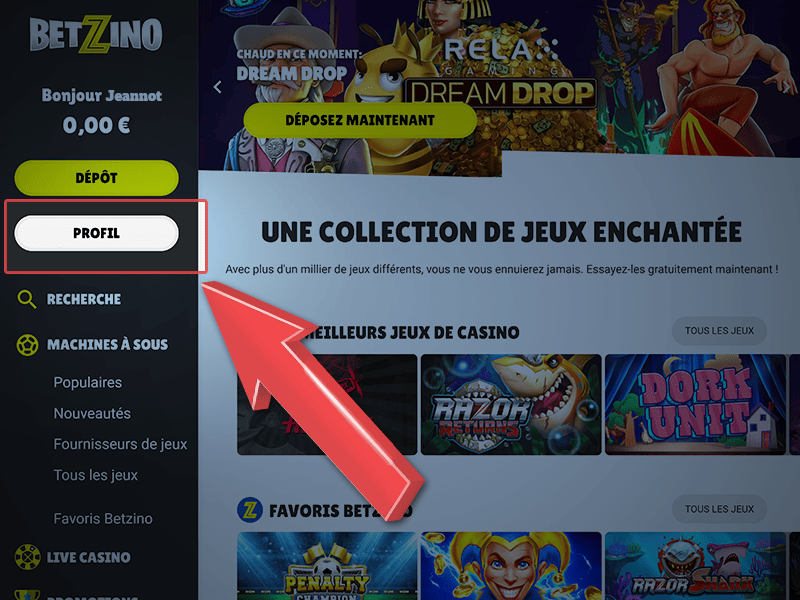 Accédez à votre espace compte