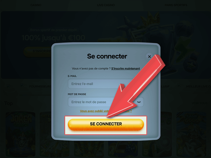 Validez la connexion au compte