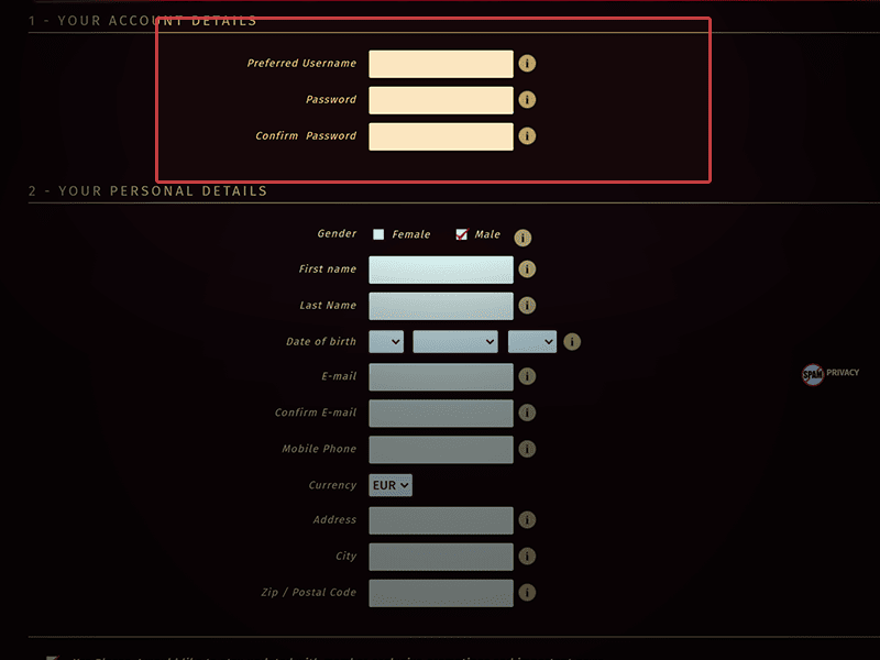 Fournissez Les Informations Nécessaires