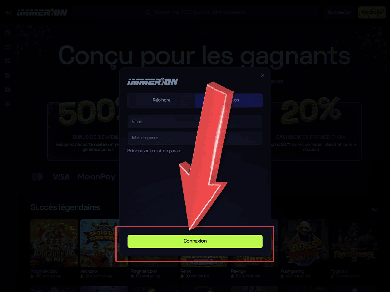 Accéder à votre compte