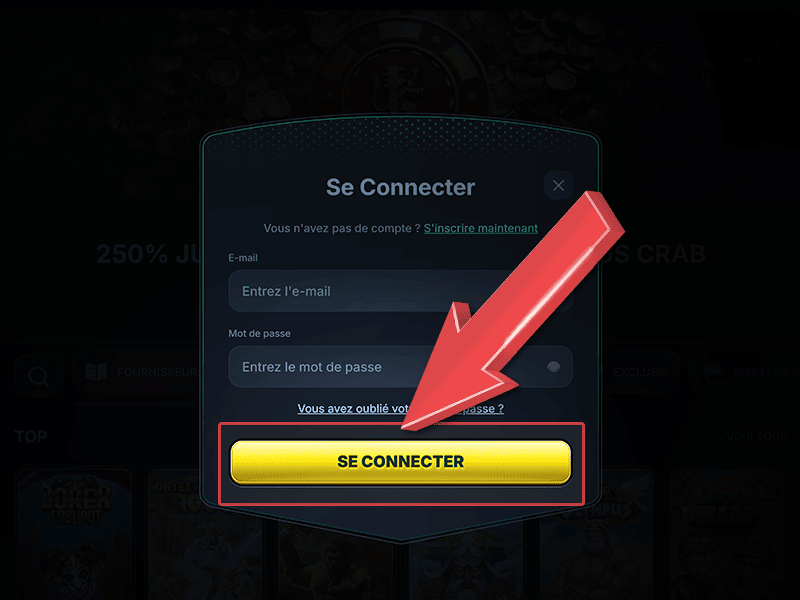 Accédez à votre compte