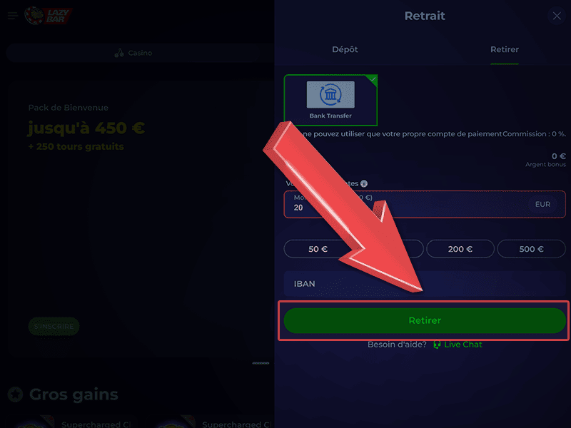 Validez la transaction