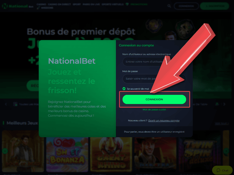 Accédez à votre compte
