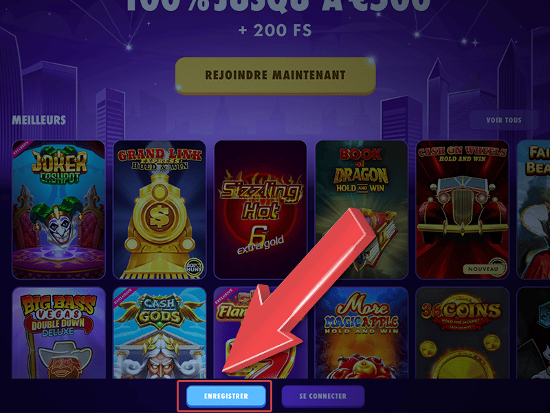 Appuyez sur « Enregistrer »