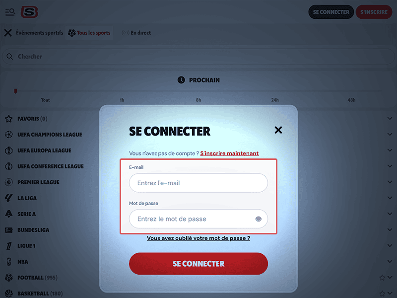 Entrez vos coordonnées