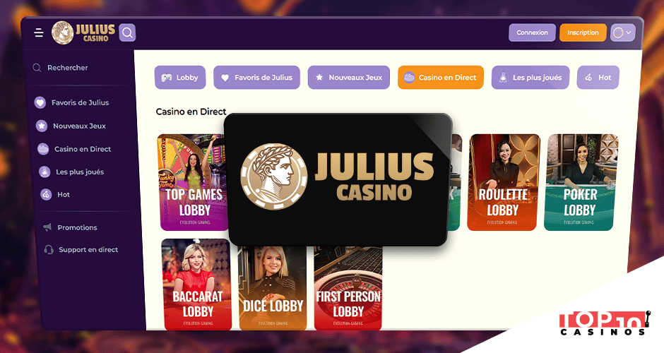 Julius casino live